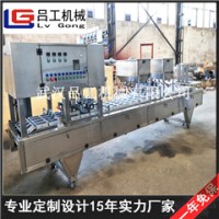 鴨血灌裝封口機(jī)設(shè)備 工廠盒裝鴨血灌裝封口機(jī) 鴨血盒自動(dòng)灌裝機(jī)