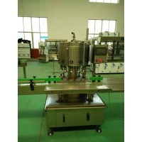 全自動回轉(zhuǎn)負壓灌裝封口組合機  牛奶灌裝機  醬油醋灌裝機