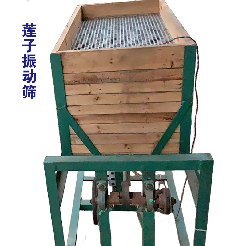 蓮子振動篩子 鐵紅磨白老蓮子震動篩選機 尚品蓮皇供應 16670790853