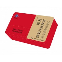 魯中寶膠阿膠糕阿膠片阿膠固元膏鐵盒即食OEM氣血女士滋補(bǔ)糕