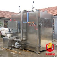 四川臘腸煙熏爐 小型煙熏爐廠家 燃氣加熱煙熏爐