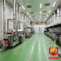 全自動雞肉丸油炸流水線 廠家定做油炸線 丸子油炸線