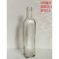 方形綠色香油瓶香油包裝瓶