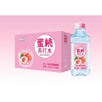 孟州歡樂多飲品金登河蜜桃蘇打水350ml，廠家直發(fā)，0客訴