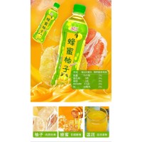 孟州歡樂多飲品金登河蜂蜜柚子茶500ml，廠家直發(fā)，0客訴
