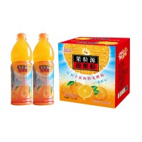 孟州歡樂多飲品金登河橙果粒1.5L，廠家直發(fā)，0客訴