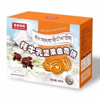 麥麥納琪新款無糖餅干牦牛乳堅(jiān)果曲奇餅干