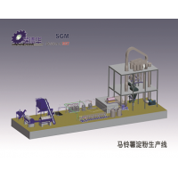 玉米淀粉生產(chǎn)線，玉米淀粉線