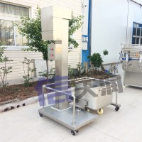 直銷鏈條式移動上料機  拌餡機灌腸機專用提升機  定制提升機