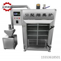 全自動(dòng)煙熏爐設(shè)備廠家 臘肉臘腸火腿蒸熏爐