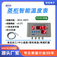 創(chuàng)佳 CYCW-302A 智能溫度表蒸鍋蒸柜高溫蒸汽多點(diǎn)控溫歷史曲線