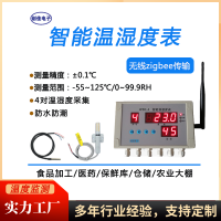 智能溫濕度表WSD-4無線防水防潮多路采集冷庫果蔬醫(yī)藥保鮮庫溫濕度監(jiān)控專業(yè)測量