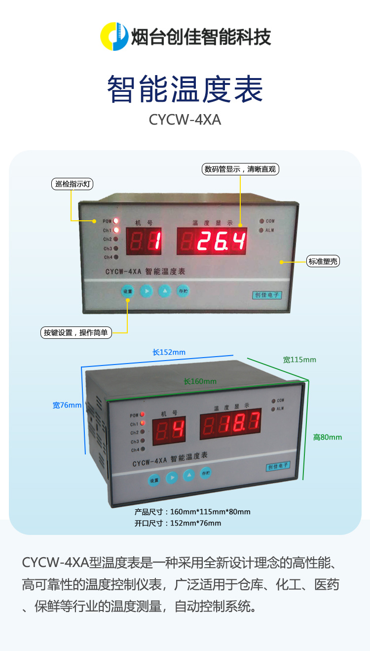智能溫度表CYCW-4XA2