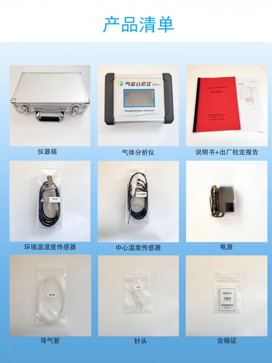 12氣體分析儀裝箱清單